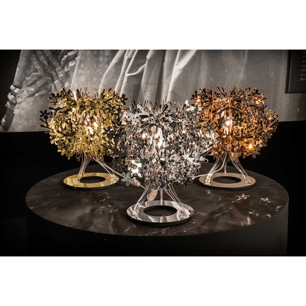 Lampada da tavolo Fiorellina gold, silver, copper