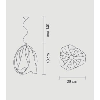 Lampada a sospensione Slamp Goccia