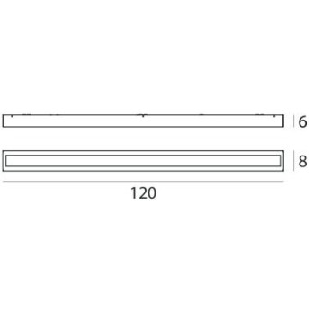 Lampada da soffitto Linea Light Box LED (large)