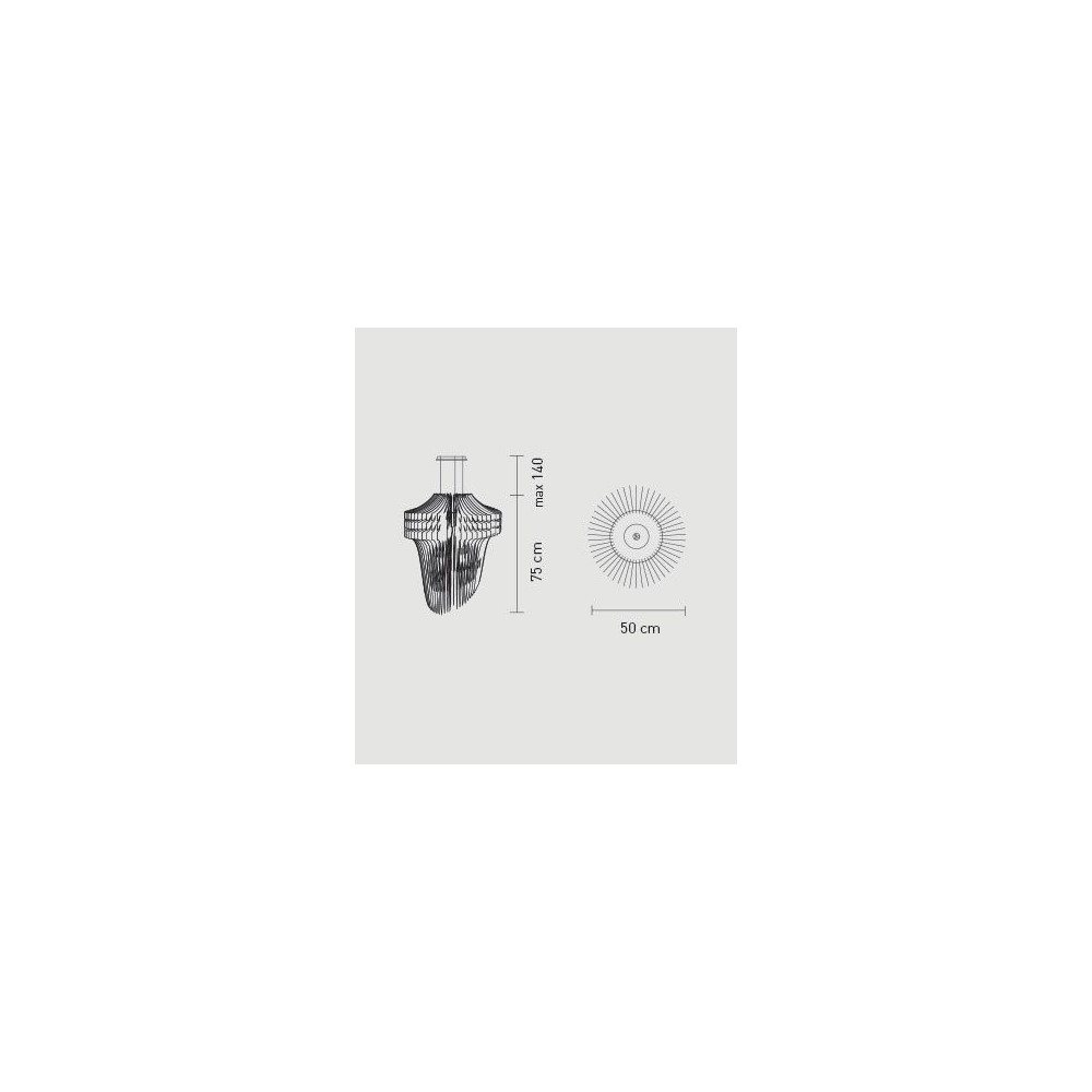 Lampada a sospensione Slamp Aria (small)