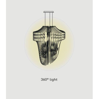 Lampada a sospensione Slamp Aria (medium)