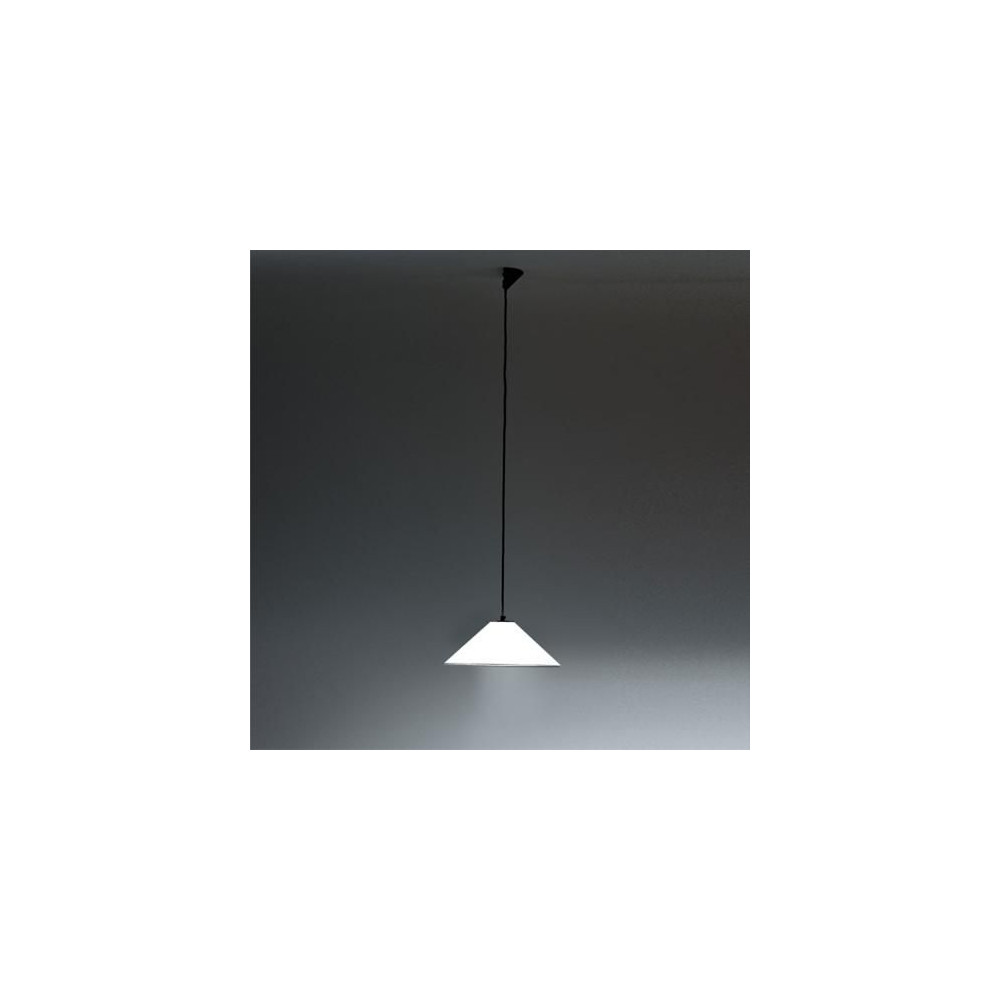 Lampada a sospensione Artemide Aggregato bianca diametro 530mm cono opalino
