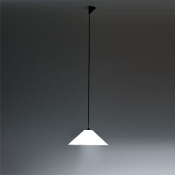 Lampada a sospensione Artemide Aggregato bianca diametro 530mm cono opalino