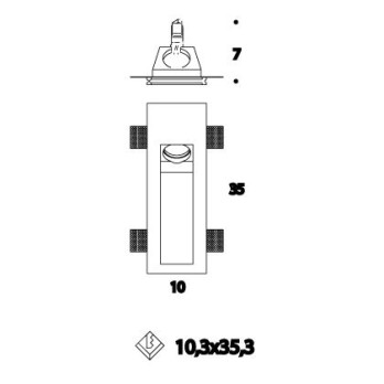Lampada da incasso Pan International Paride