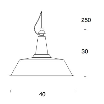 Lampada a sospensione Fontana Arte Huna