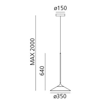 Lampada a sospensione Artemide Orsa 35