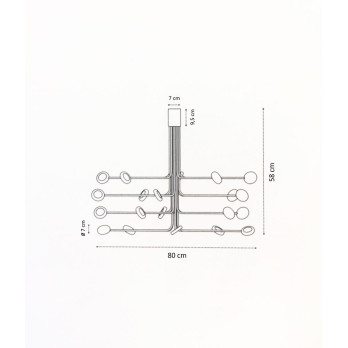 Lampada da soffitto Icone Arbor 20