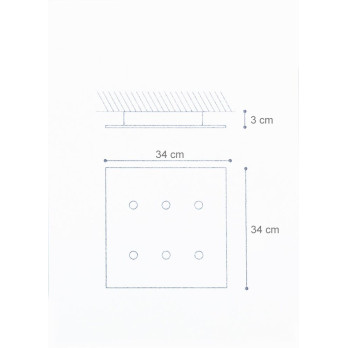 Lampada da soffitto Icone SWING 6