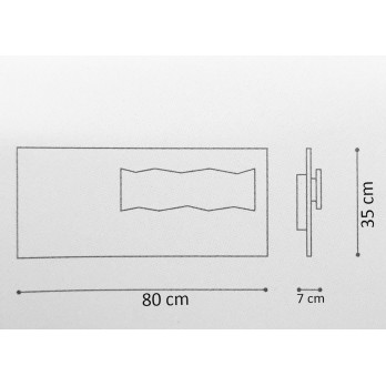 Lampada da parete Icone PIASTRA RM