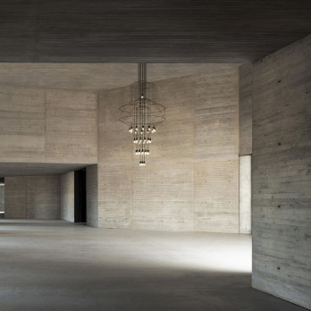 Lampada a sospensione Vibia WireflowChandelier 43 LED