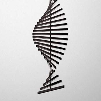 Lampada a sospensione Vibia Rhythm horizontal 189cm