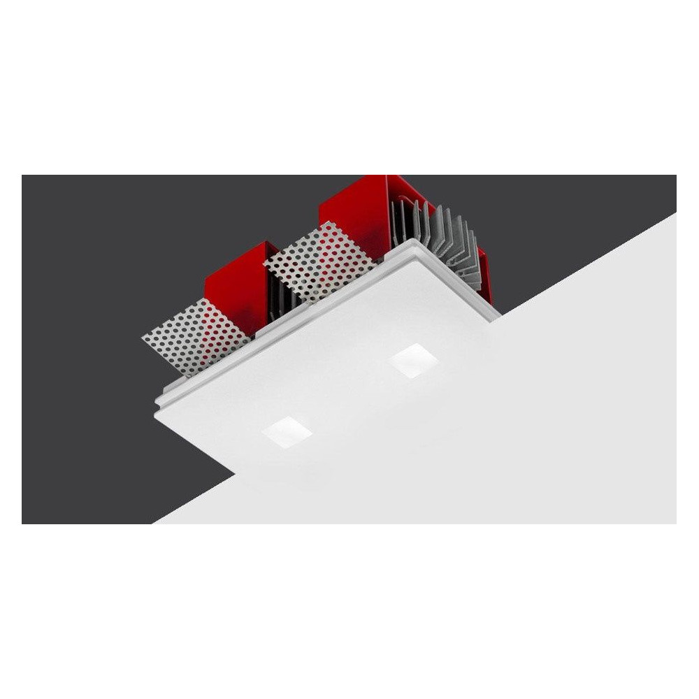 Faretto LED da incasso Buzzi & Buzzi Twin Geniusquare