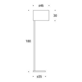 Piantana Pan International Shade in legno