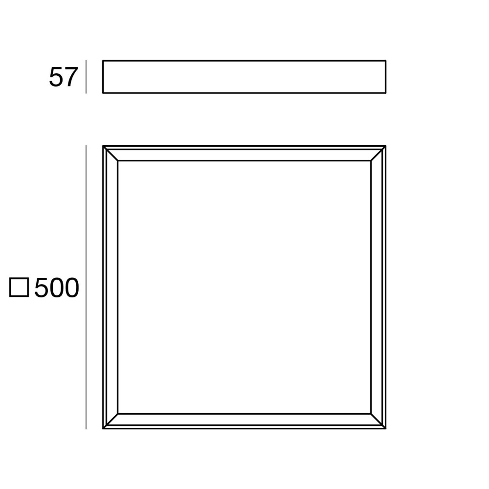 Lampada da soffitto Linea Light Tara_Q  44W
