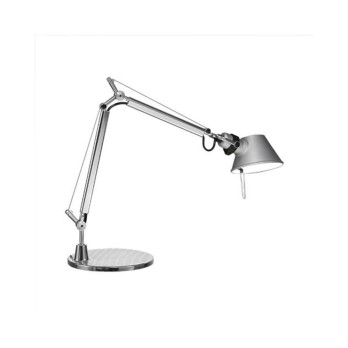 Lampada Artemide Tolomeo Micro Tavolo - Alluminio, Rossa, Nera