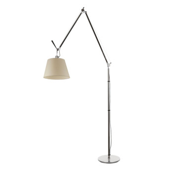 Lampada da terra Artemide Tolomeo Floor Mega LED alluminio, dimm.