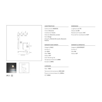 Lampada Artemide Tolomeo Mega Tavolo - Alluminio – Interruttore on-off