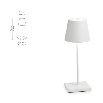 Zafferano Poldina Pro Mini- Lampada da Tavolo