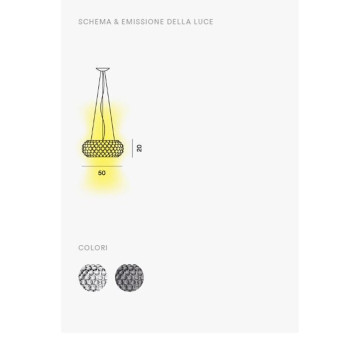 Foscarini Caboche Plus Media LED