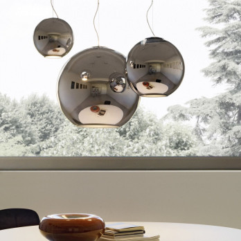 Lampada a sospensione Fontana Arte Globo di luce