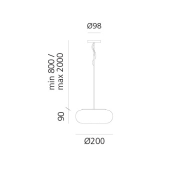 Artemide Itka 20 Lampada a Sospensione
