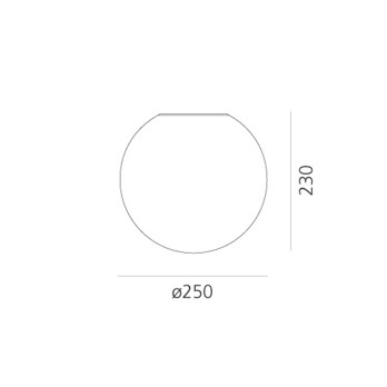 Artemide Dioscuri 25 Lampada da Parete/Soffitto